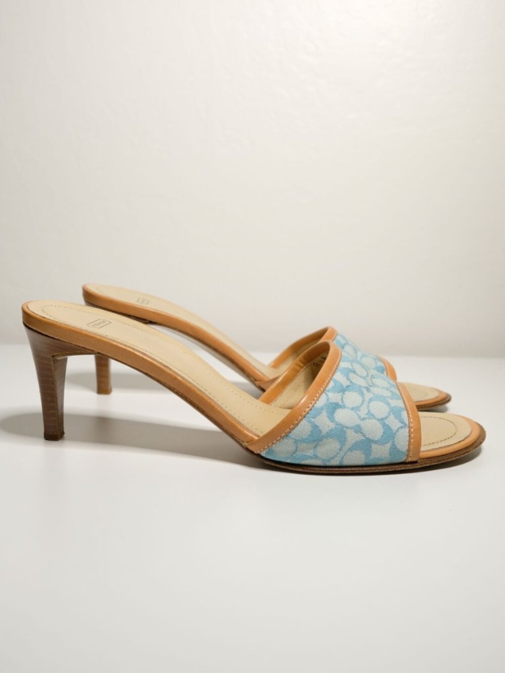 Y2K Coach Louise Sandals, A0029, Pool/Natural, 8.5 M - Picture 2 of 16